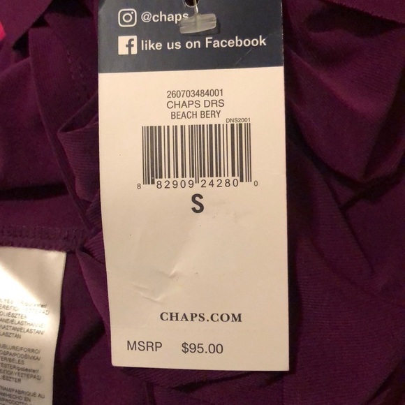 Chaps dress beach berry - Picture 9 of 10